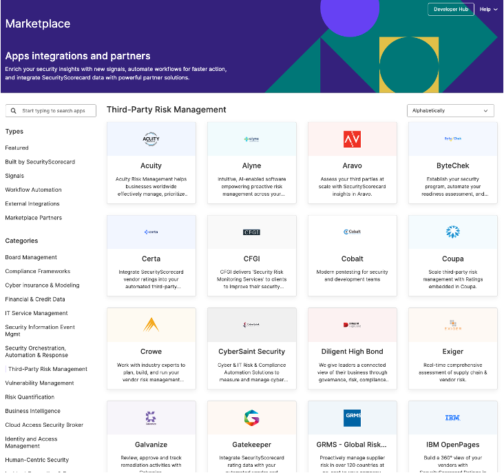 OneTrust & SecurityScorecard