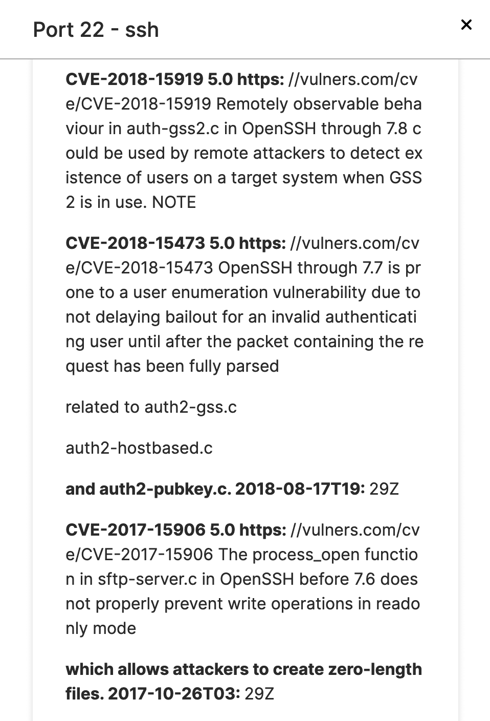 version of OpenSSH